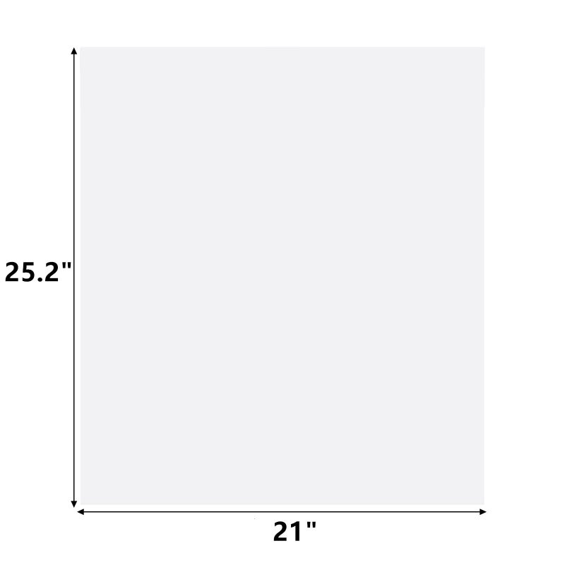 Tebery 300 Counts 8 Gallon Clear Small Garbage Bags Trash Bags, Wastebasket Bin Liners for Bathroom Bedroom Office Trash Can, 6 Rolls - Image 2